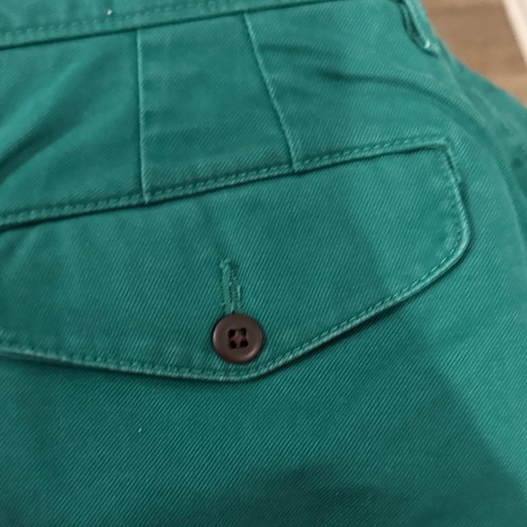 J Crew Classic Relaxed Flat Front Green Khaki Chino Pants Mens Size 31x30 - Picture 2 of 9